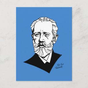 Cartão Postal Pyotr Tchaikovsky