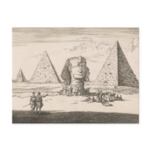 Pyramiden en Sfinx van Gizeh (1698) apresentada po