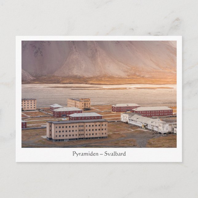 Cartão Postal Pyramiden Svalbard (Frente)