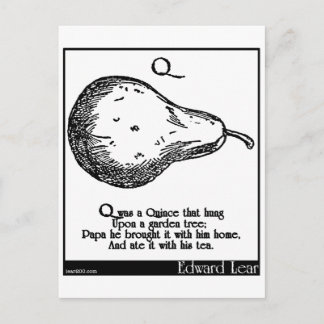 Cartão Postal Q era um Quince que pendurava