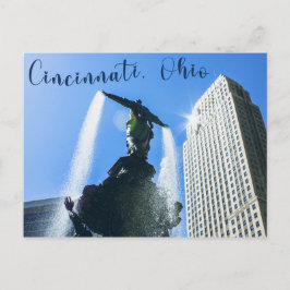 Cartão postal Quadrado de Fonte