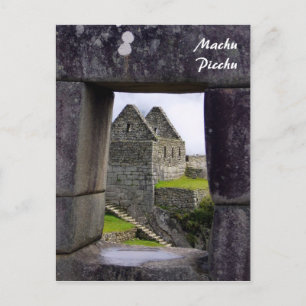 Cartão Postal quadrado de machu