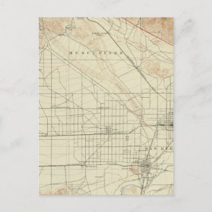 Cartão Postal Quadrângulo de San Bernardino mostrando San Andrea