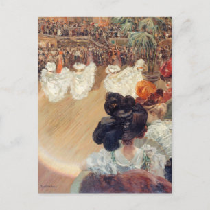 Cartão Postal Quadrille au bal Tabarin   Louis Abel-Truchet