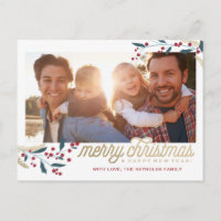 Quadro de Fotografias do Red Berries Dourado | Fel