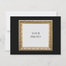 Quadro de Fotografias Pessoais Preto Elegante