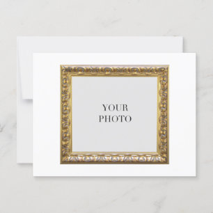 Cartão Postal Quadro de Fotografias Pessoal Elegante
