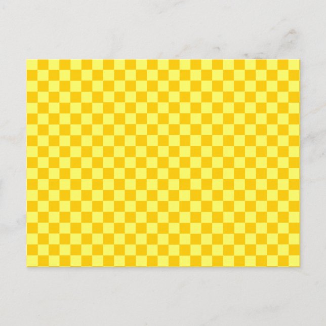 Cartão Postal Quadro de Verificação Clássico de Combinação Amare (Frente)