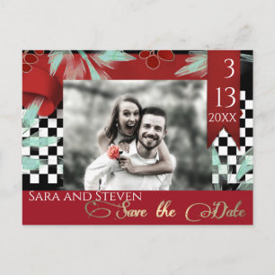 Cartão Postal Quadro de Verificação de Feriado de Mayberry Salva