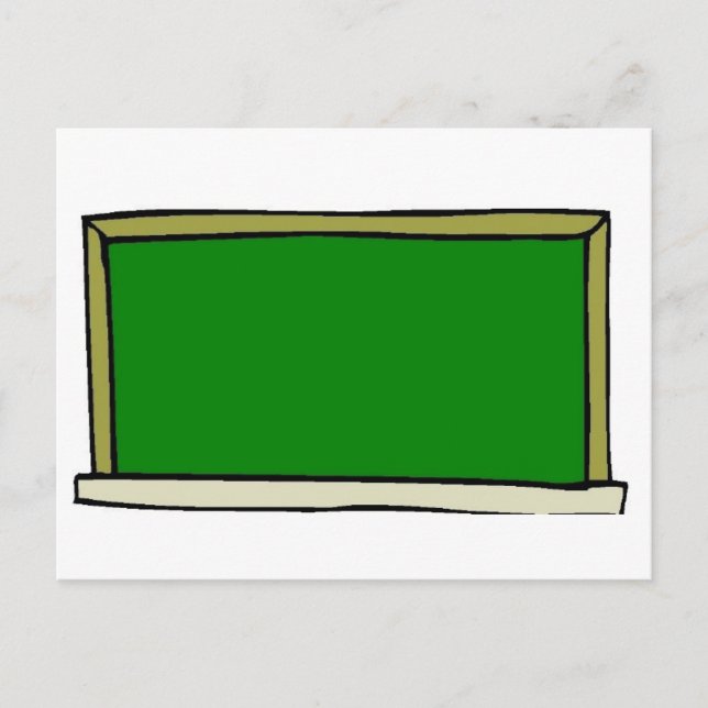 Cartão Postal Quadro negro (Frente)