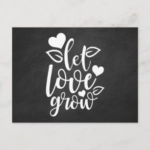 Cartão Postal Quadro Negro Vintage Amor Sinto sua falta Pensando