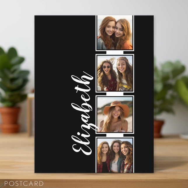 Cartão Postal Quadros de Colagem de Fotografias da Fita de Filme (Photo Postcard)