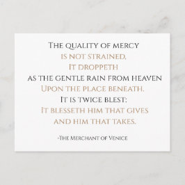 Cartão Postal Qualidade do Compaixão