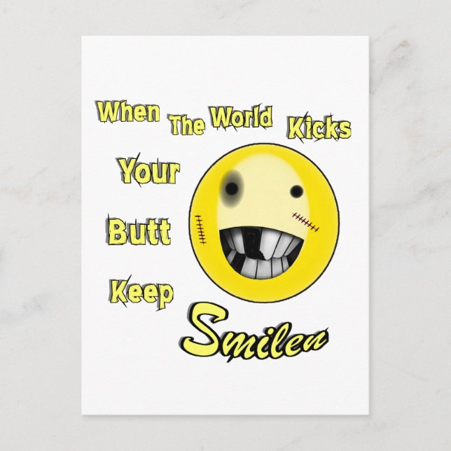 Cartão Postal Quando O Mundo (Frente)