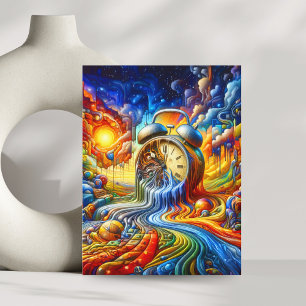 Cartão Postal Quando o tempo se derrete