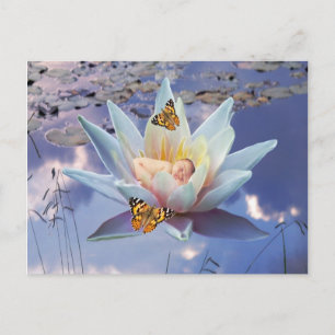 Cartão Postal Quando um bebê vai dormir