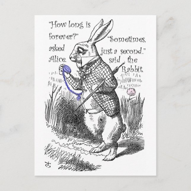 Cartão Postal Quanto tempo é para sempre? (Frente)