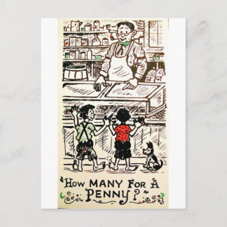 Cartão Postal Quantos por um centavo?