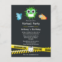 Quarentena Festa de aniversário Virtual