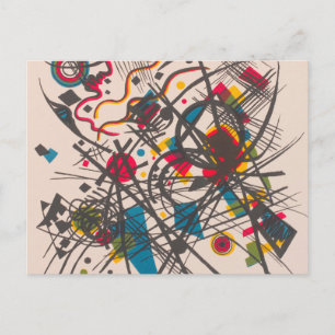 Cartão Postal Quarta Carteira Bauhaus, 1923 por Wassily Kandinsk