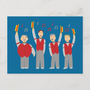Cartão Postal Quarteto Clássico de Barbershop