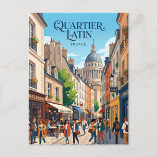 Cartão Postal Quartier Latin França