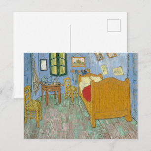 Cartão Postal Quarto de Van Gogh em Arles - Clássico Amarelo e A