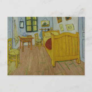 Cartão Postal Quarto em Arles, Pintura a Óleo, Vincent Van Gogh