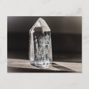 Cartão Postal quartz crystal postcard