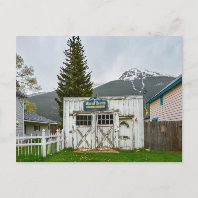 Cartão Postal Quase Heaven Bed and Breakfast, Colorado (Frente)