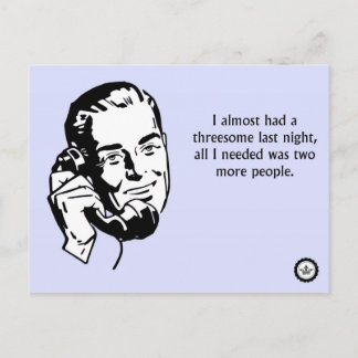 Cartão Postal Quase Teve - Piada Sexual