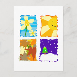 Cartão Postal Quatro estações