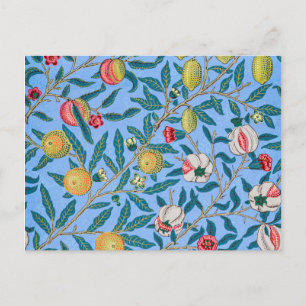 Cartão Postal Quatro Frutas, William Morris