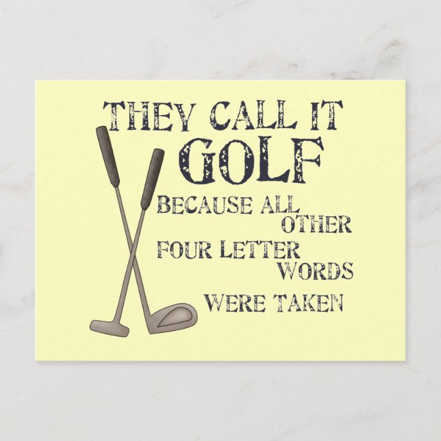 Cartão Postal Quatro letras (Frente)