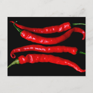 Cartão Postal Quatro Red Chilies pcn