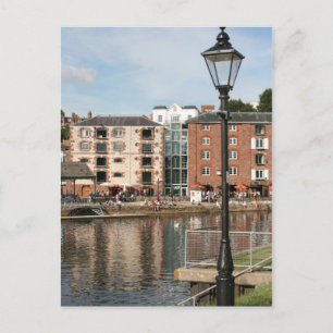 Cartão Postal Quay, Exeter, Devon, Reino Unido