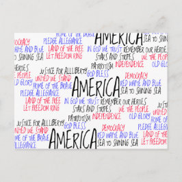 Cartão Postal Que América me significa