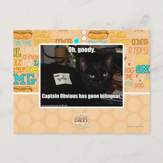 Cartão Postal Que bom. (Frente)