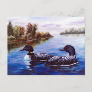 Cartão Postal Que Cartão-postal Pair Loon