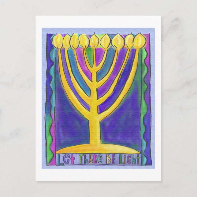 Cartão Postal Que Haja Luz (Frente)