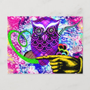Cartão Postal Que Hoot