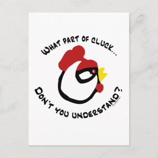 Cartão Postal Que parte de Cluck...