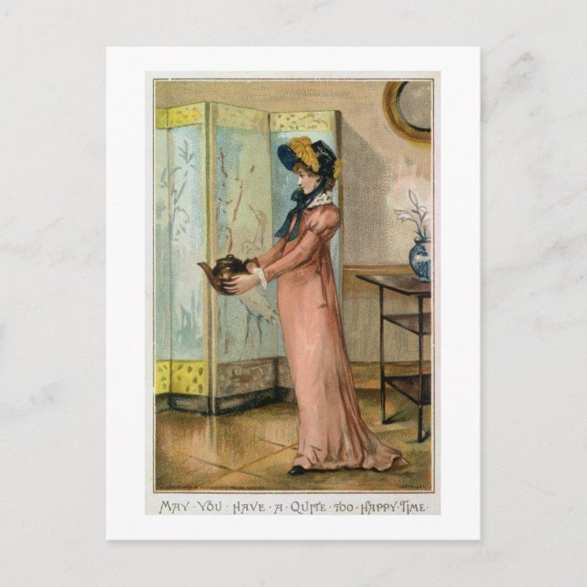 Cartão Postal Que Tenha Um Tempo Muito Feliz, Chr Vitoriano (Frente)