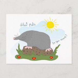 Cartão Postal Que toupeira você quer?