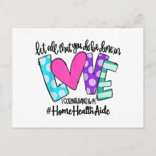 Cartão Postal Que Tudo Que Você Faz Seja Feito Com Amor Com Saúd