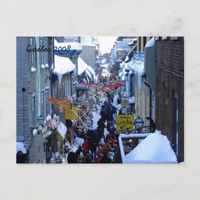 Cartão Postal Quebec 2008 (Frente)
