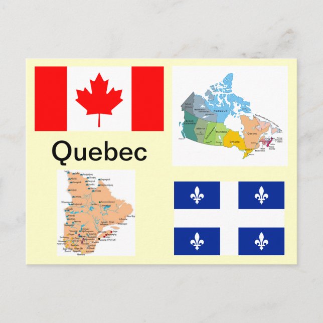 Cartão Postal Quebec Canadá (Frente)