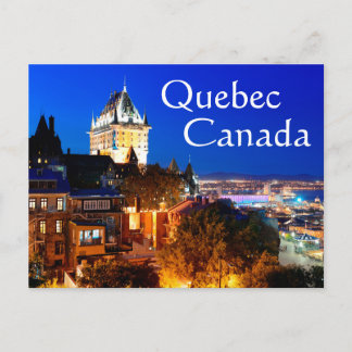 Cartão Postal Quebec Canadá 