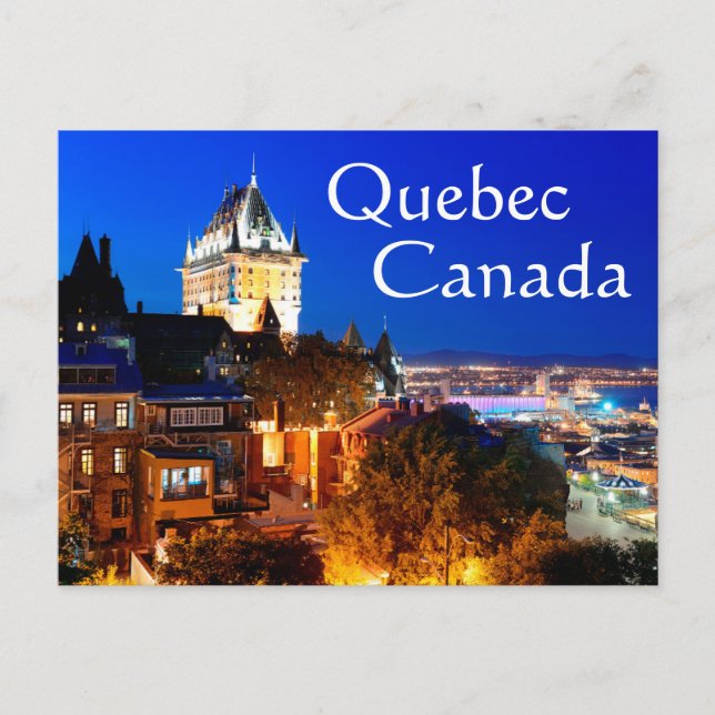 Cartão Postal Quebec Canadá  (Frente)