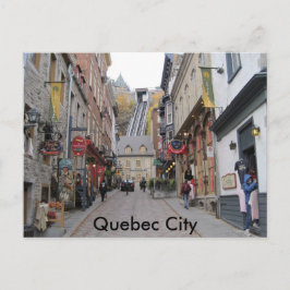 Cartão Postal Quebec City Street